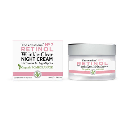 The conscious™ Retinol Wrinkle-Clear Night Cream Organic Pomegranate